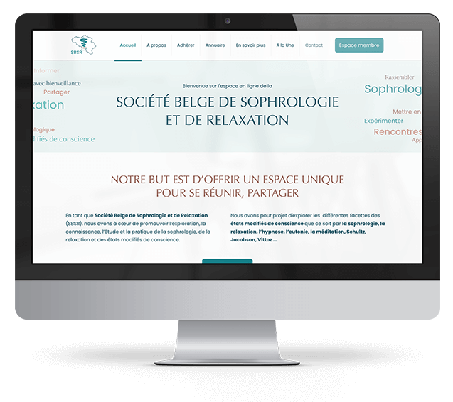 Création d'un site web vitrine avec espace membre et annuaire pour la SBSR